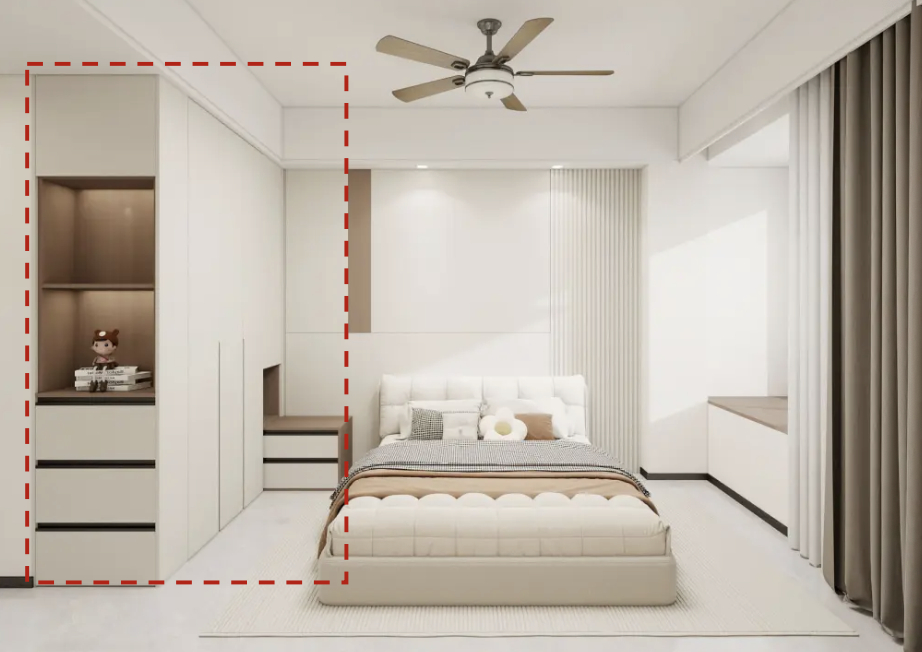 Secondary Bedroom wardrobe