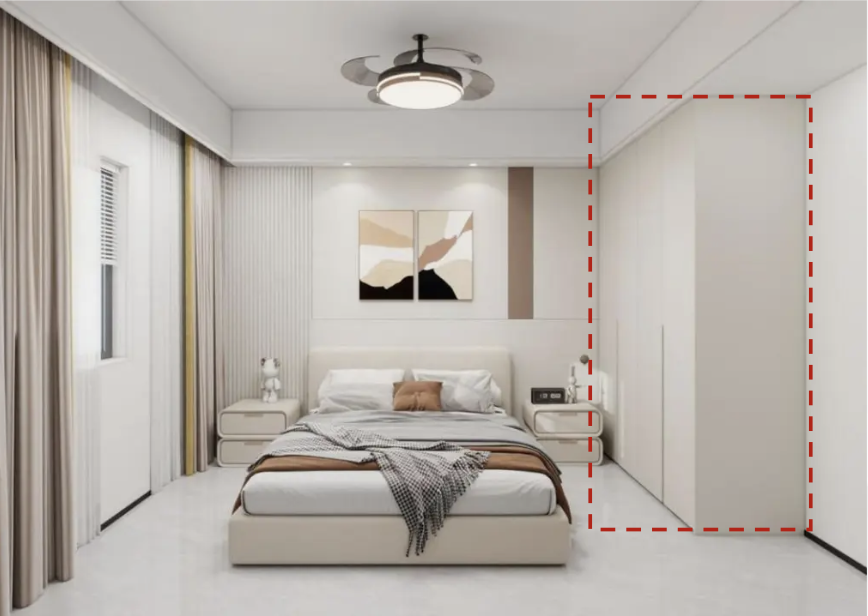 Secondary Bedroom wardrobe