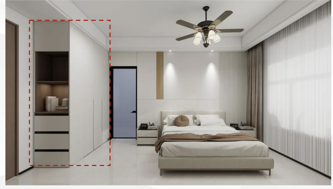 Secondary Bedroom wardrobe