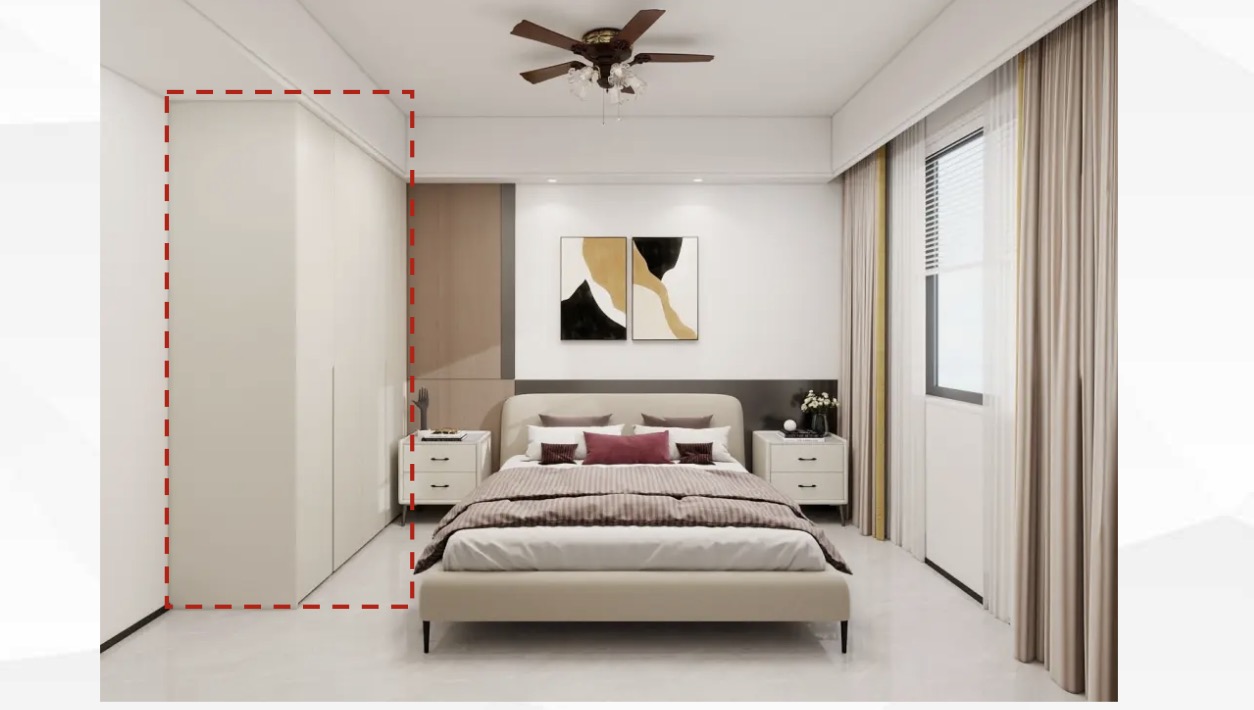 Secondary Bedroom wardrobe