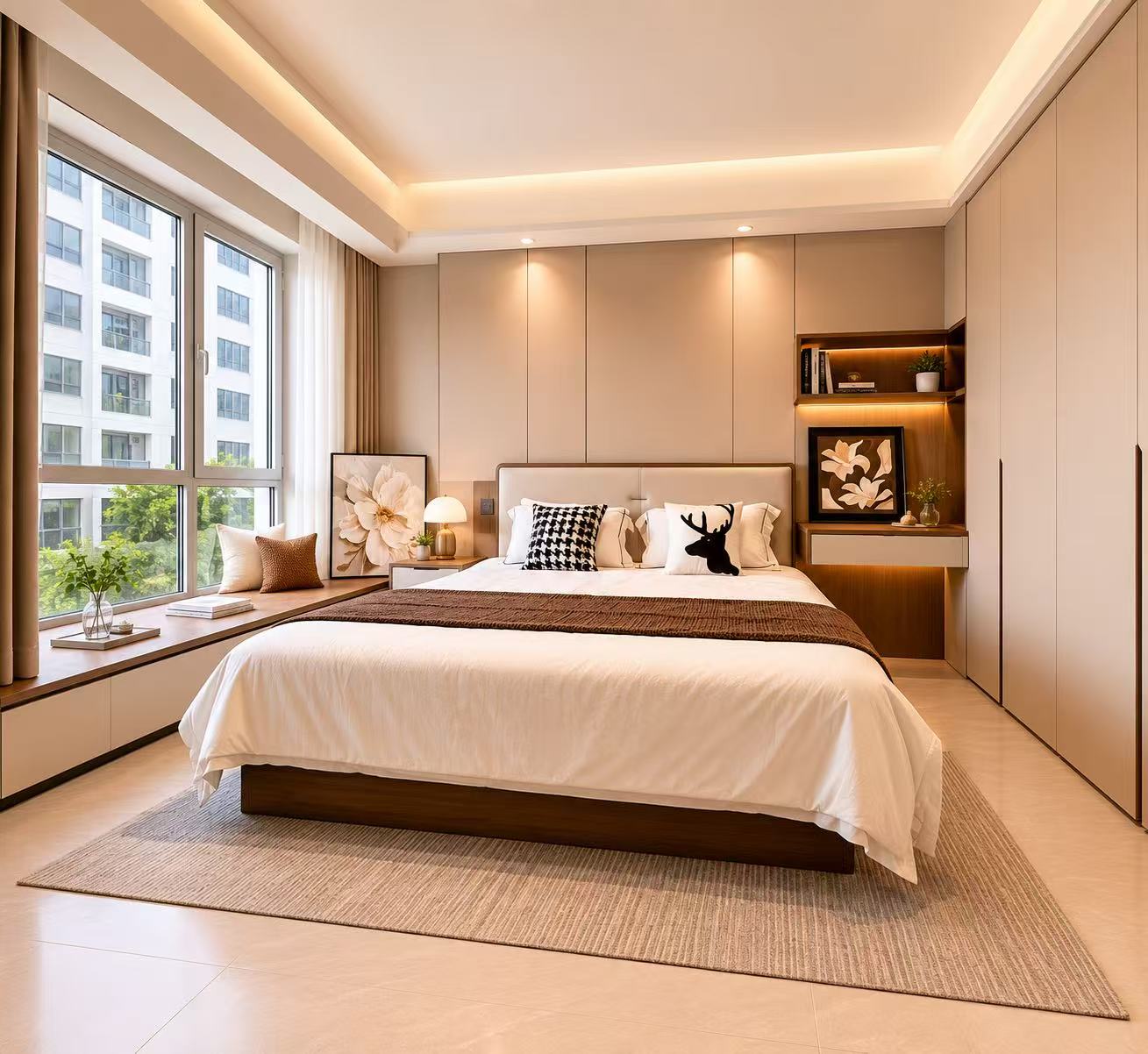 King bed
