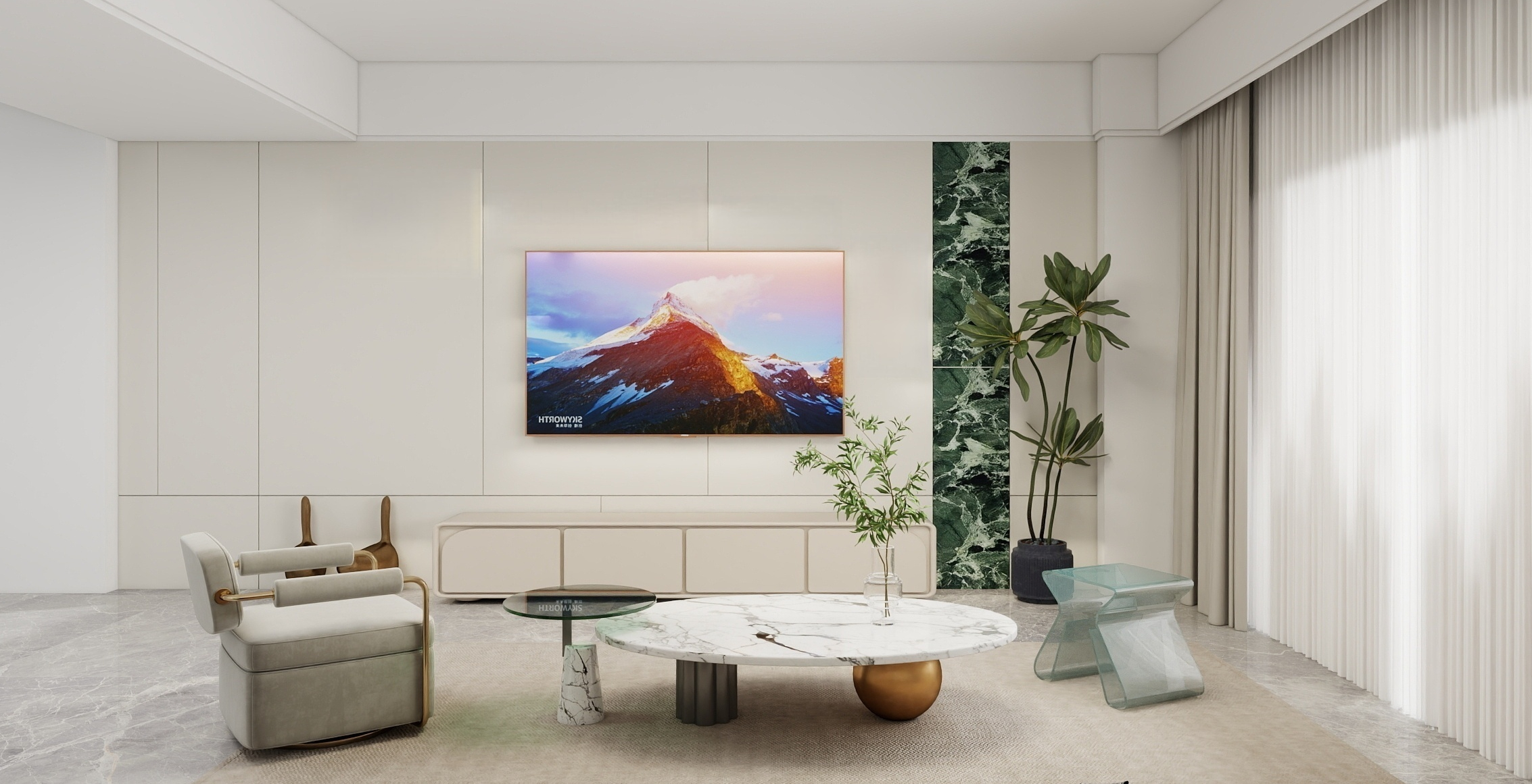 TV Feature Wall Cabinet